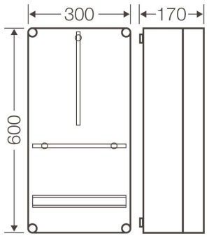 HENS Zählergehäuse                MI2400 