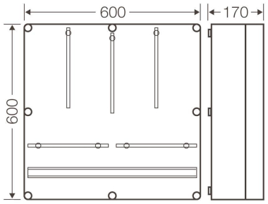 HENS Mi-Zählergehäuse             MI2800 