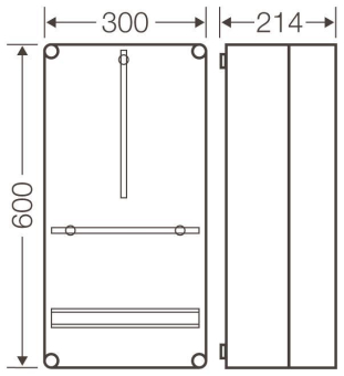 HENS Zählergehäuse                MI2410 