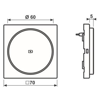 Jung Abdeckung             LS WC MAG SWM 
