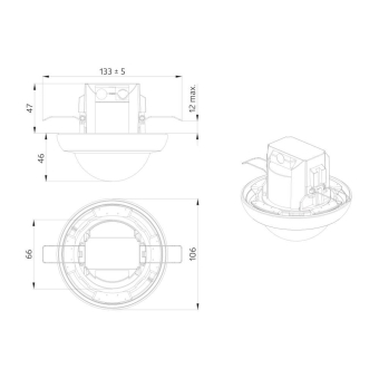 BEG Luxomat UP Präsenzmelder       92149 
