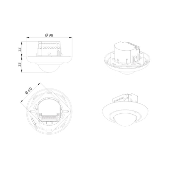 BEG Präsenzmelder PD2-M-1C-UP      92555 