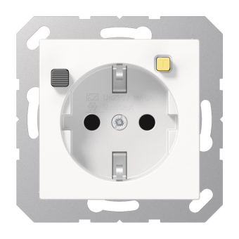 Jung FI-SCHUKO Steckdose 30mA A5520.30WW 