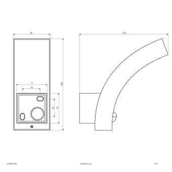 EVN LED Wandanbau -          WL54021502S 