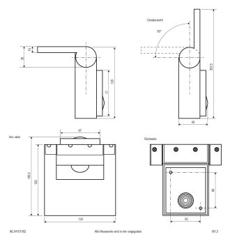 EVN LED Wandleuchte IP54      WL54151002 