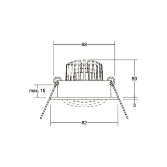 Brumberg LED-Einbaustrahler 230 39143653 