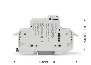 WAGO 811-331 2-Leiter-Sicherungshalter, 