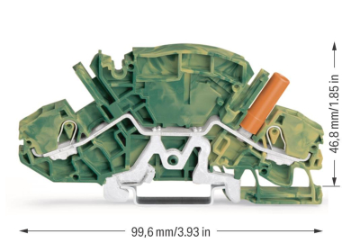 WAGO 2007-8807 2-Leiter-Schutzleiter- 