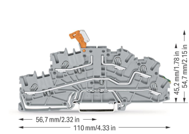 WAGO 2003-6644 Installationsetagen- 
