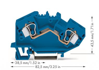 WAGO 784-604 2-Leiter-Durchgangs- 