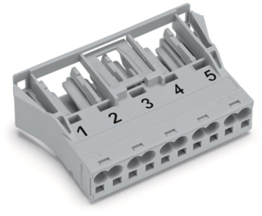 WAGO 770-745 Snap-In-Buchse,5-polig,Kod. 