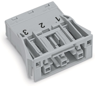 WAGO 770-743 Snap-In-Buchse,3-polig,Kod. 