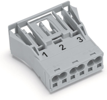 WAGO 770-743 Snap-In-Buchse,3-polig,Kod. 