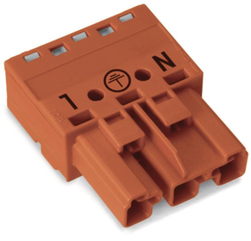 WAGO 770-1313 Stecker,3-polig,Kod. P,rot 