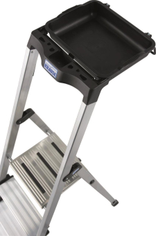 KRAU SECURY Alu-Leiter 4 Stufen   126528 