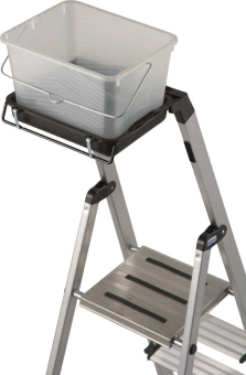 KRAU SECURY Alu-Leiter 4 Stufen   126528 