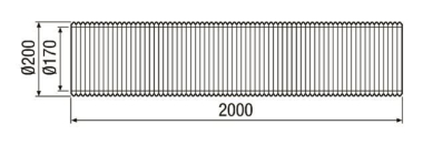MAICO Lüftungsrohr, wärmegedämmt MT-R160 