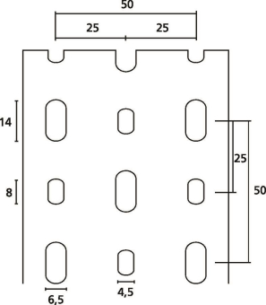 Hellermann HTWD-HF-100x75-PC/ABS-GY 