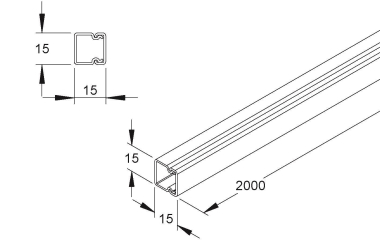 HKL Kanal HKL 1515.3 reinweiss 