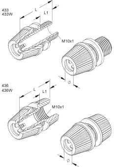 HKL Klemmnippel Iso M10             433W 
