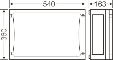 HENS ENYSTAR-Leergehäuse         FP 0400 