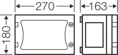 HENS ENYSTAR-Leergehäuse FP      FP 0120 