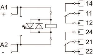 WAGO 858-324 Relaismodul, 