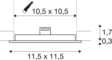 SLV SENSER 12 Indoor LED         1003011 