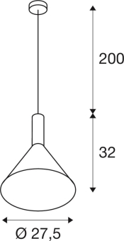 SLV PHELIA 275 E27 Indoor        1002949 