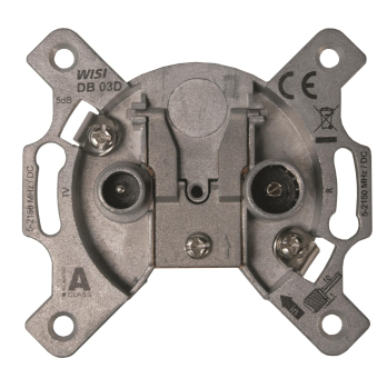 WISI Antennendose 2-Loch           DB03D 