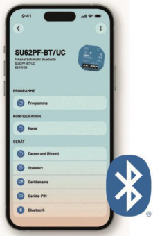 Eltako 1-Kanal-Schaltuhr m. SU62PF-BT/UC 