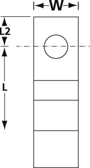 Hellermann 4D10-POM-BK(100) Kabelhalter 