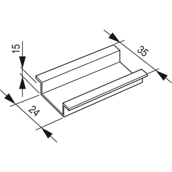 EATON TS35X15 Hutschiene 35x15mm  050657 