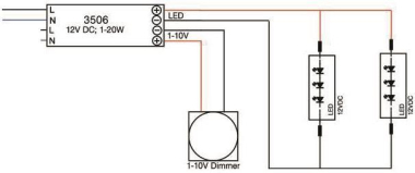 BRUM LED Netzgerät 20W 12V DC 1,66A 3506 
