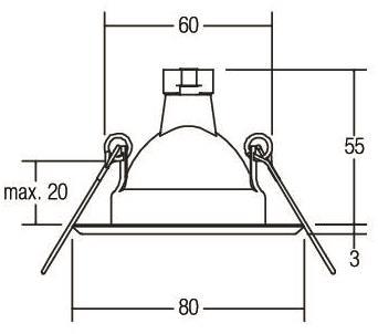 BRUM NV-Strahler Edelstahl       2190.22 