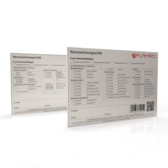 Flamro 14000 Kennzeichnungsschild 