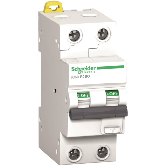 Schneider FI/LS-Schalter iC60H, A9D17216 
