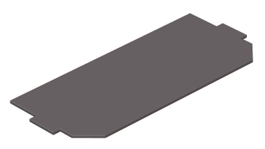 OBO LPA UT3 Leerplatzabdeckung 165x76mm 