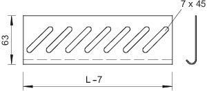 OBO BEB 300 A2 Bodenendblech 