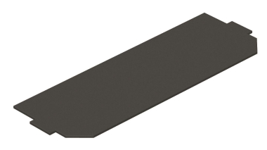 OBO LPA UT4 Leerplatzabdeckung 208x76mm 