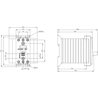 Siemens 3RF24301AC45 Halbleiterschütz 