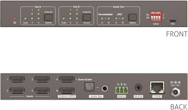 PureLink 4x2 HDMI Matrix   PT-MA-HD42UHD 