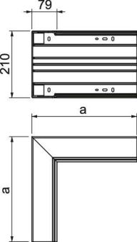 OBO WDK I80210RW Inneneck 329x210x80 