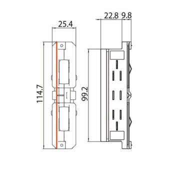 BRUM 3PH-Längsverbinder DALI ws 87114070 