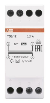 ABB Klingeltransformator 8VA      TS8/12 