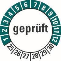 HEIN 185596 Prüfplakette geprüft 25-30 