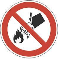 HEIN 30320 Verbotsschild Mit Wasser 