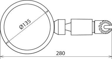 DEHN Isolierspiegel mit           785190 