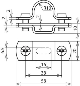 DEHN Leitungshalter für HVI-      275229 