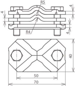 DEHN Verb.-/Trennklemme           454000 